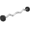 Hammer Strength 4-Sided Rubber Fixed Barbells