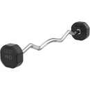 Hammer Strength 4-Sided Rubber Fixed Barbells
