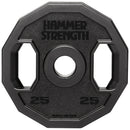 Hammer Strength Urethane 12-Sided Olympic Plates- 25 lbs