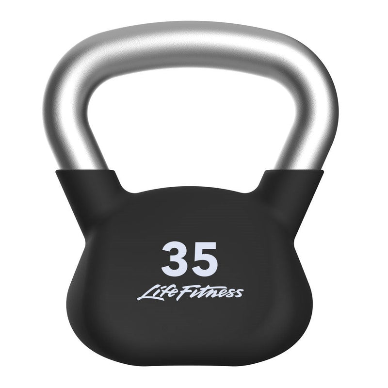 Life Fitness Studio Kettlebells - 35 lbs, black