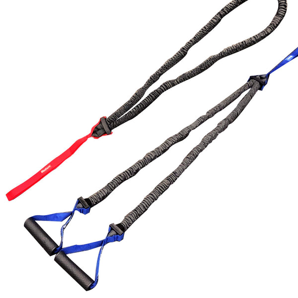 Life Fitness Anchor Resistance Tubes, Medium (Red) and Light (Blue) variants