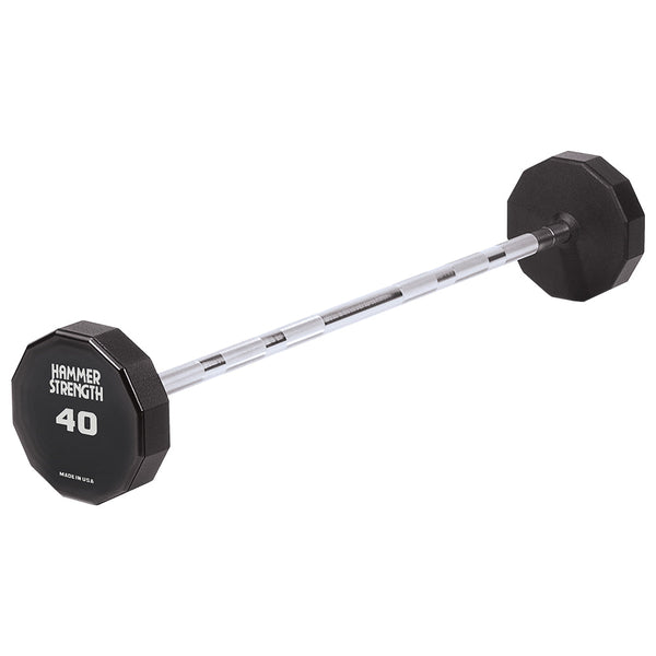 Hammer Strength 12-sided Fixed Barbell - Straight, 40LB