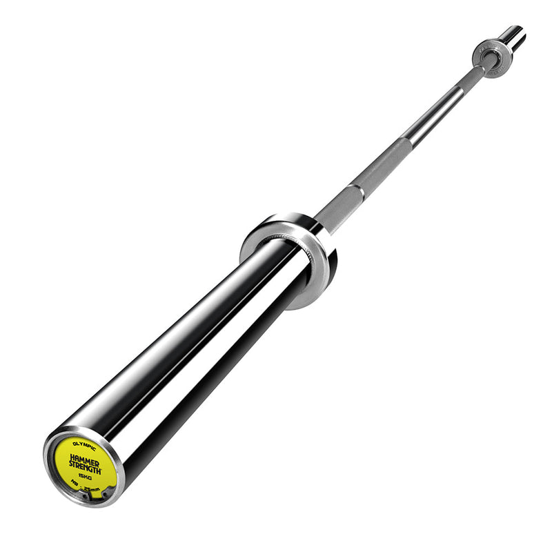 Hammer Strength 25MM Olympic Barbell - Bearing, Hard Chrome