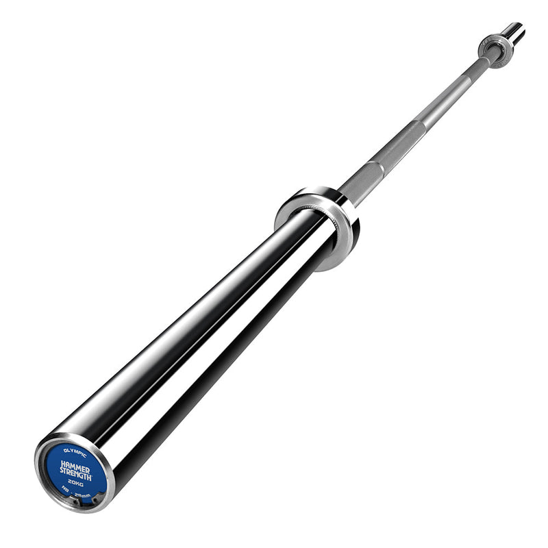 Hammer Strength 28MM Olympic Barbell - Bearing, Hard Chrome