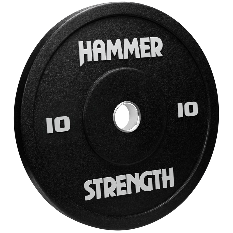 Hammer Strength Urethane Color Bumpers - 10 lbs, black