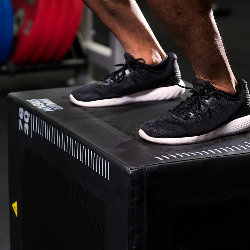 Man jumping on Soft Plyo Box