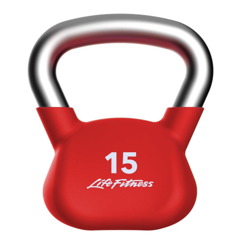 Life Fitness Studio Kettlebells - 15 lbs, red