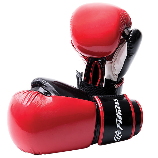 Life Fitness Bag Gloves - Red and Black