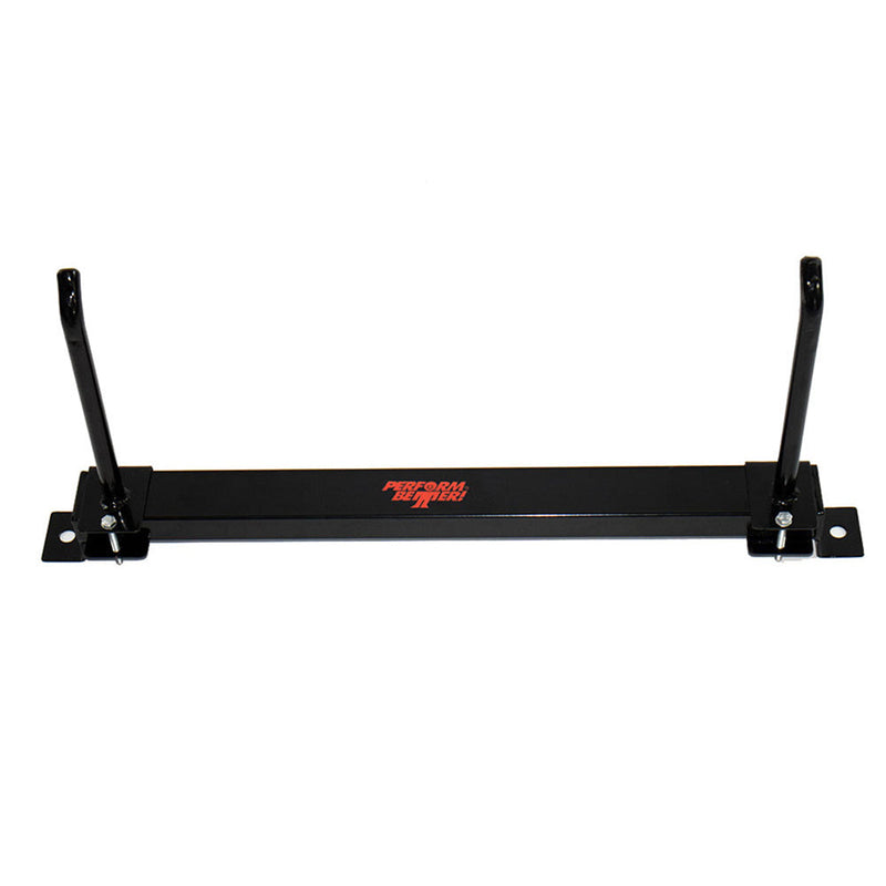 Perform Better Adjustable Wall Mounted Mat Rack - Black