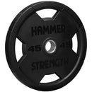 Hammer Strength Round Rubber Olympic Plate - 45 lbs